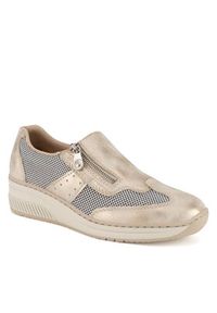 Rieker Półbuty 48760-60 Beżowy. Kolor: beżowy. Materiał: syntetyk, materiał #5