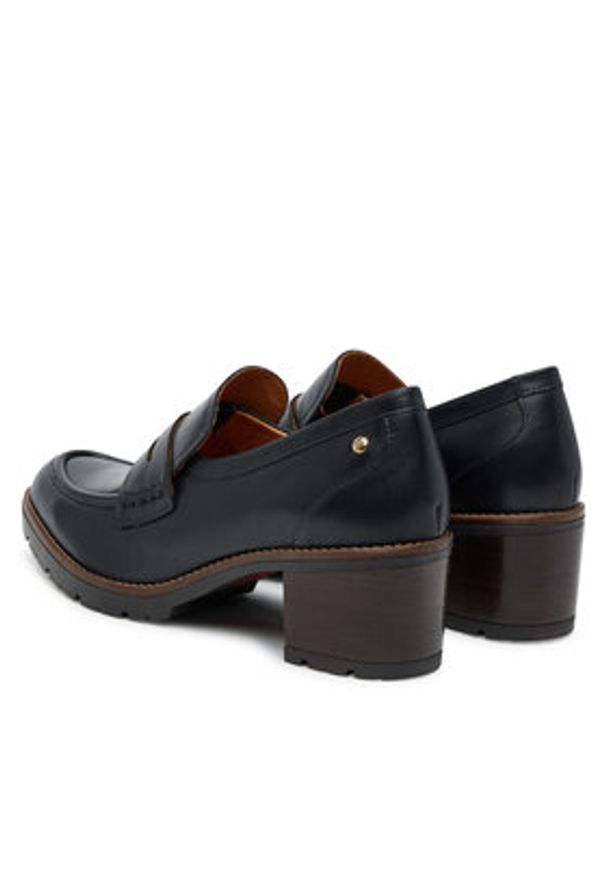 Pikolinos Półbuty W7H-3873 Czarny. Kolor: czarny. Materiał: skóra