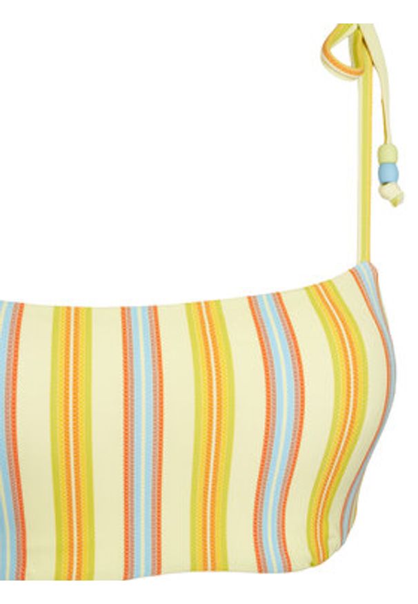 Seafolly Góra od bikini Positano 31566-280 Żółty. Kolor: żółty. Materiał: syntetyk