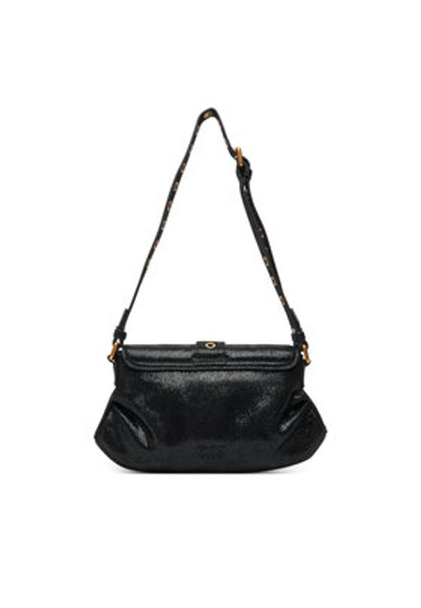 Pinko - PINKO Torebka Jolene Shoulder Mini PE 25 PLTT 102802 A27K Czarny. Kolor: czarny. Materiał: skórzane, zamszowe
