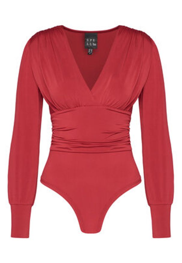 ACCESS FASHION Body 54-2018-324 Czerwony Slim Fit. Kolor: czerwony. Materiał: syntetyk