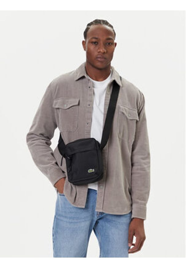 Lacoste Saszetka NU4788NE Czarny. Kolor: czarny. Materiał: materiał