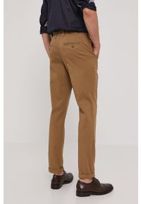 Selected Spodnie męskie kolor brązowy. Kolor: brązowy. Materiał: tkanina. Wzór: gładki