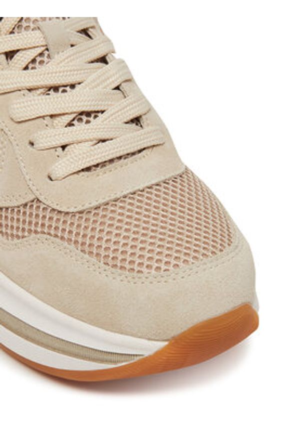 Voile Blanche Sneakersy Merry Sport 0012018825.04.1N03 Beżowy. Kolor: beżowy. Materiał: zamsz, skóra