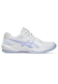 Damskie buty halowe Asics Gel-task 4. Kolor: biały. Sport: turystyka piesza, siatkówka #1