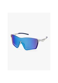 RED BULL SPECT EYEWEAR - Okulary kolarskie Red Bull Spect Fuse - white/smoke/blue. Kolor: biały. Sport: kolarstwo