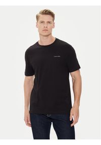 Calvin Klein T-Shirt Enlarged Back Logo K10K113106 Czarny Regular Fit. Kolor: czarny. Materiał: bawełna