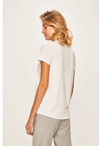 DKNY - Dkny t-shirt DP8T5894 damski kolor biały. Okazja: na co dzień. Kolor: biały. Materiał: dzianina. Styl: casual #2