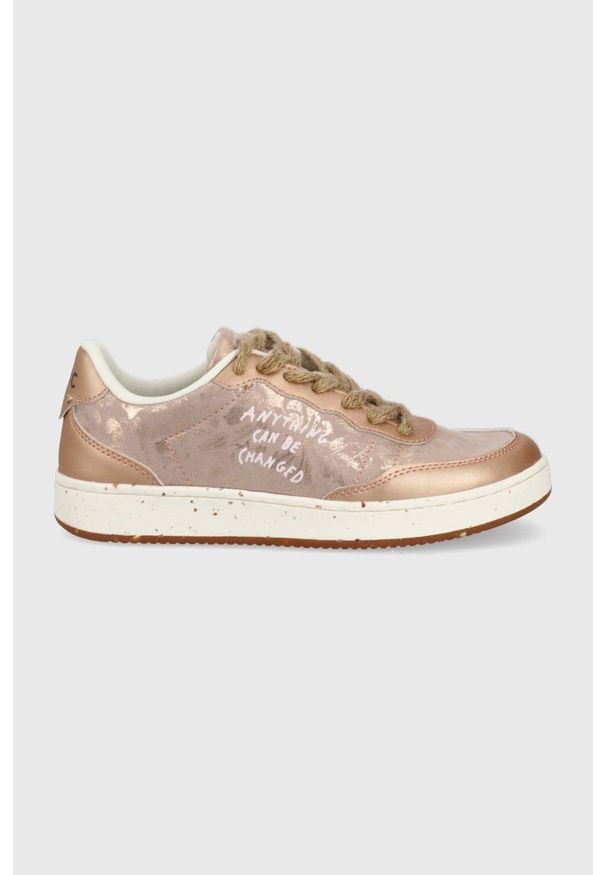 ACBC buty kolor różowy. Nosek buta: okrągły. Zapięcie: sznurówki. Kolor: różowy. Materiał: kauczuk, włókno, poliester, guma, materiał