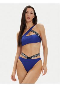 Calvin Klein Swimwear Dół od bikini KW0KW02391 Niebieski. Kolor: niebieski. Materiał: syntetyk #3