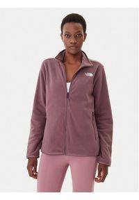 The North Face Polar Glacier NF0A8D2F Bordowy Regular Fit. Kolor: czerwony. Materiał: syntetyk