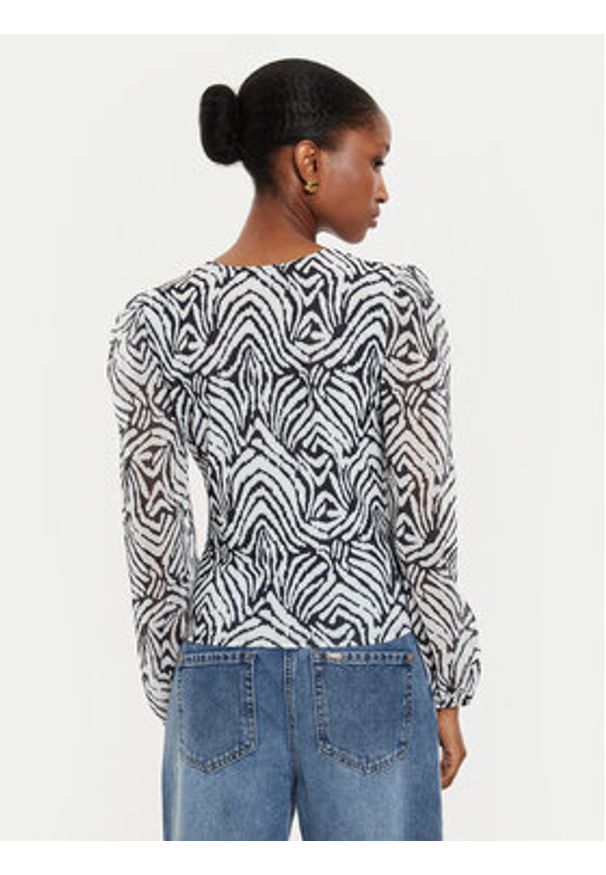 Morgan Bluzka 242-TMALO Czarny Regular Fit. Kolor: czarny. Materiał: syntetyk