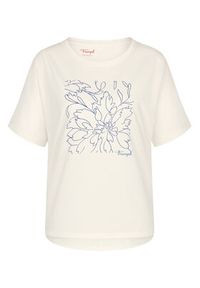 Triumph Koszulka piżamowa Mix & Match 10218281 Beżowy Relaxed Fit. Kolor: beżowy. Materiał: bawełna #2