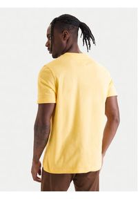 TOMMY HILFIGER - Tommy Hilfiger T-Shirt Ess Seasonal MW0MW39995 Żółty Regular Fit. Kolor: żółty. Materiał: bawełna #3