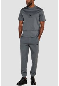 Karl Lagerfeld - KARL LAGERFELD Czarne męskie sneakersy KAPRI MENS Monogram Emboss Lo, Rozmiar 46. Okazja: na co dzień. Kolor: czarny. Materiał: materiał #4