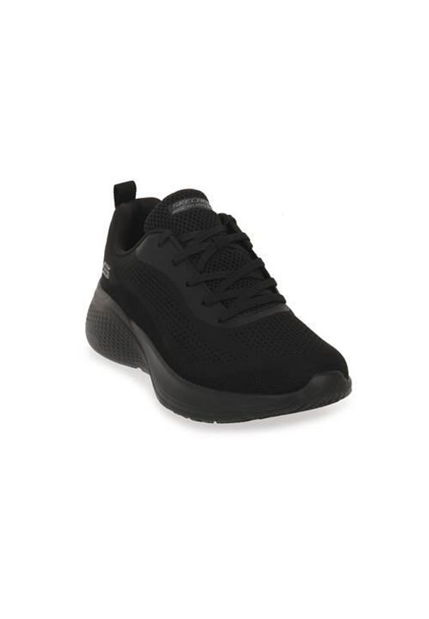 skechers - Buty do chodzenia damskie Skechers Bobs Infinity. Kolor: czarny. Materiał: materiał, syntetyk. Szerokość cholewki: normalna. Sport: turystyka piesza