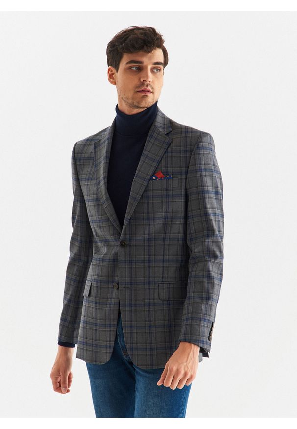 Pako Lorente - PAKO LORENTE – Marynarka garniturowa P22WP-3G-033-S-S. Materiał: wełna