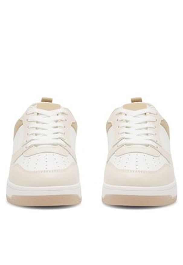 Jenny Fairy Sneakersy WSS20993-02 Beżowy. Kolor: beżowy. Materiał: skóra