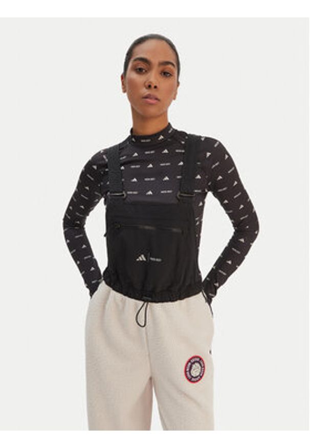 Adidas - adidas Ogrodniczki Moon Boot JM1106 Beżowy Loose Fit. Kolor: beżowy. Materiał: syntetyk