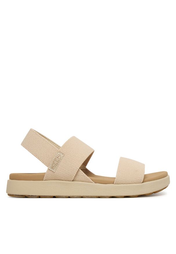 keen - Keen Sandały Elle Backstrap 1031704 Beżowy jasny. Kolor: beżowy. Materiał: materiał