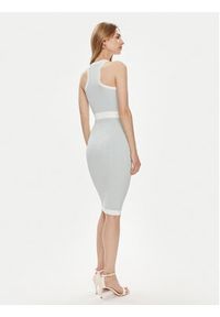 Elisabetta Franchi Sukienka dzianinowa AM-80B-42E2-V400 Niebieski Slim Fit. Kolor: niebieski. Materiał: wiskoza #4