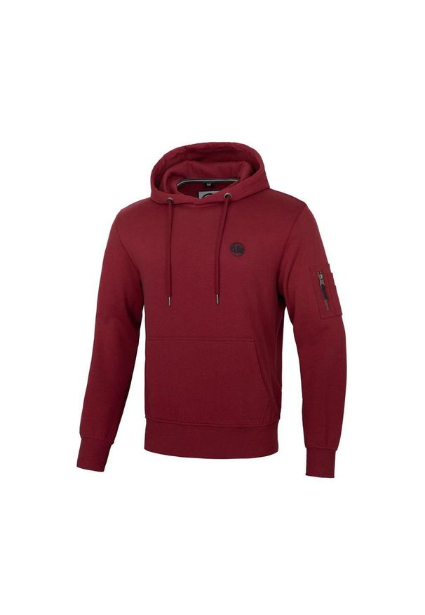 PITBULL - Bluza męska Pitbull z kapturem Terry Everts. Typ kołnierza: kaptur. Kolor: czerwony, wielokolorowy, brązowy. Sport: fitness