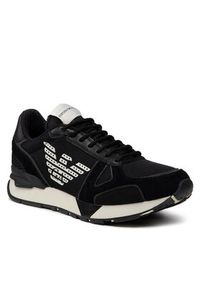 Emporio Armani Sneakersy X4X289 XM499 Q428 Czarny. Kolor: czarny. Materiał: materiał #5
