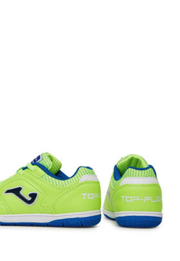 Joma Buty do piłki nożnej Top Flex Jr 2511 TPJS2511IN Zielony. Kolor: zielony. Materiał: skóra
