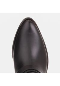 Marco Shoes Kowbojki Kaja z paskiem ozdobnym czarne. Zapięcie: pasek. Kolor: czarny #10