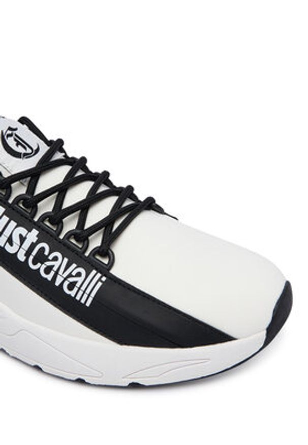 Just Cavalli Sneakersy 80QA3SA2 ZSE70 Biały. Kolor: biały. Materiał: materiał