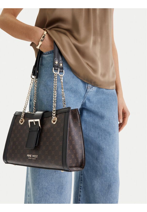 Nine West Torebka CEO-Karna-KY217 Czarny. Kolor: czarny