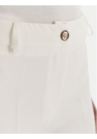 Maryley Spodnie materiałowe 25IB52Z/M17/43BC Biały Regular Fit. Kolor: biały. Materiał: syntetyk #5