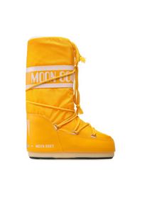 Moon Boot Śniegowce Icon Nylon 14004400 S Żółty. Kolor: żółty. Materiał: materiał #1