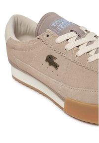 Lacoste Sneakersy Aura 51SFA0073 Beżowy. Kolor: beżowy. Materiał: zamsz, skóra #5