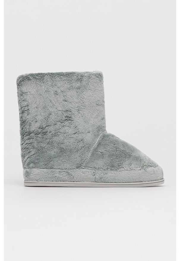 EA7 Emporio Armani Kapcie. Nosek buta: okrągły. Kolor: niebieski. Materiał: materiał, guma. Wzór: gładki
