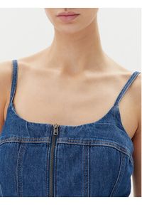Levi's® Kombinezon Bustier 001WC-0003 Niebieski Slim Fit. Kolor: niebieski. Materiał: bawełna #4