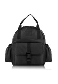 Plecak sportowy damski PAOLO PERUZZI T-84-BL czarny. Kolor: czarny. Materiał: materiał. Styl: sportowy #1