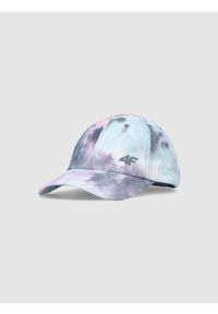 4f - 4F Czapka z daszkiem strapback dziecięca - multikolor S/M. Kolor: wielokolorowy. Materiał: bawełna, materiał. Sezon: lato. Styl: sportowy