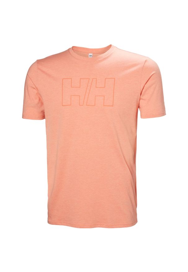 Koszulka Helly Hansen Tech Logo. Kolor: pomarańczowy. Sport: turystyka piesza