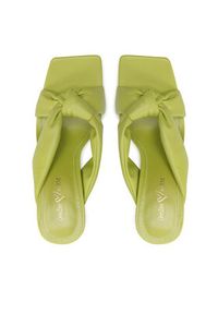 DeeZee Klapki LS5685-05 Zielony. Kolor: zielony. Materiał: skóra #5