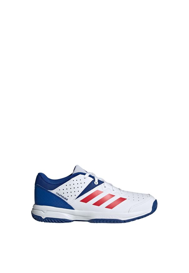 Adidas - Court Stabil Shoes. Kolor: biały, czerwony, wielokolorowy, niebieski