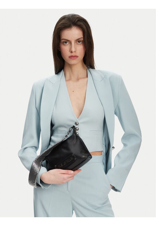 Love Moschino - LOVE MOSCHINO Torebka JC4140PP1MLO000A Czarny. Kolor: czarny. Materiał: skórzane