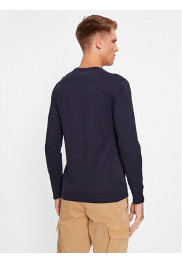 Guess Longsleeve M3BI14 I3Z14 Granatowy Slim Fit. Kolor: niebieski. Materiał: bawełna. Długość rękawa: długi rękaw