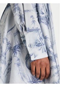 Guess Sukienka koktajlowa W5YK00 WF1T2 Niebieski Regular Fit. Kolor: niebieski. Materiał: syntetyk. Styl: wizytowy #5