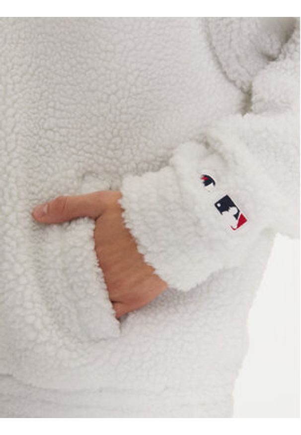 Champion Bluza 220455 Biały Loose Fit. Kolor: biały. Materiał: syntetyk