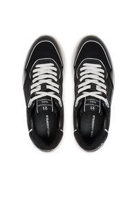 Karl Lagerfeld - KARL LAGERFELD Sneakersy KL63614A Czarny. Kolor: czarny. Materiał: skóra