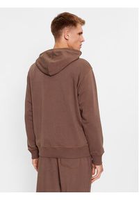 New Balance Bluza NB Essentials Hoodie MT33508 Brązowy Regular Fit. Kolor: brązowy. Materiał: syntetyk #5