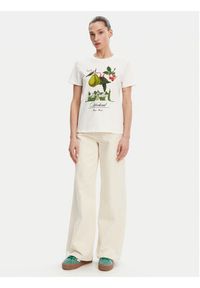 Weekend Max Mara T-Shirt Teiera 2515971052 Biały Regular Fit. Kolor: biały. Materiał: bawełna