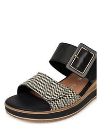 Remonte Klapki CEO-D6463-03 Czarny. Kolor: czarny. Materiał: skóra #4