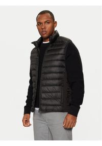 Calvin Klein Bezrękawnik Side Logo K10K108292 Czarny Regular Fit. Kolor: czarny. Materiał: syntetyk. Długość rękawa: bez rękawów #1